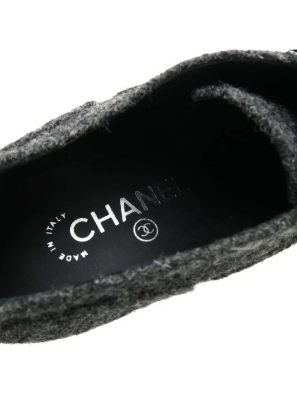 Chanel Bootie Boot Gray